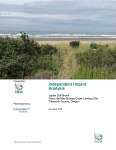 Cover of document Independent hazard analysis : Jupiter drill break, Tierra del Mar subsea cable landing site, Tillamook County, Oregon.