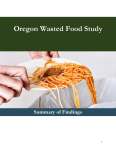 Thumbnail of cover from the document Oregon wasted food study : summary of findings.