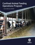 Thumbnail of cover of the document Confined animal feeding operation (CAFO) program annual report