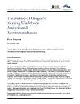 Thumbnail of cover from the document The future of Oregon's nursing workforce: analysis and recommendations.