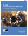 Thumbnail of cover from the document 2021 Oregon groundwater resource concerns assessment.